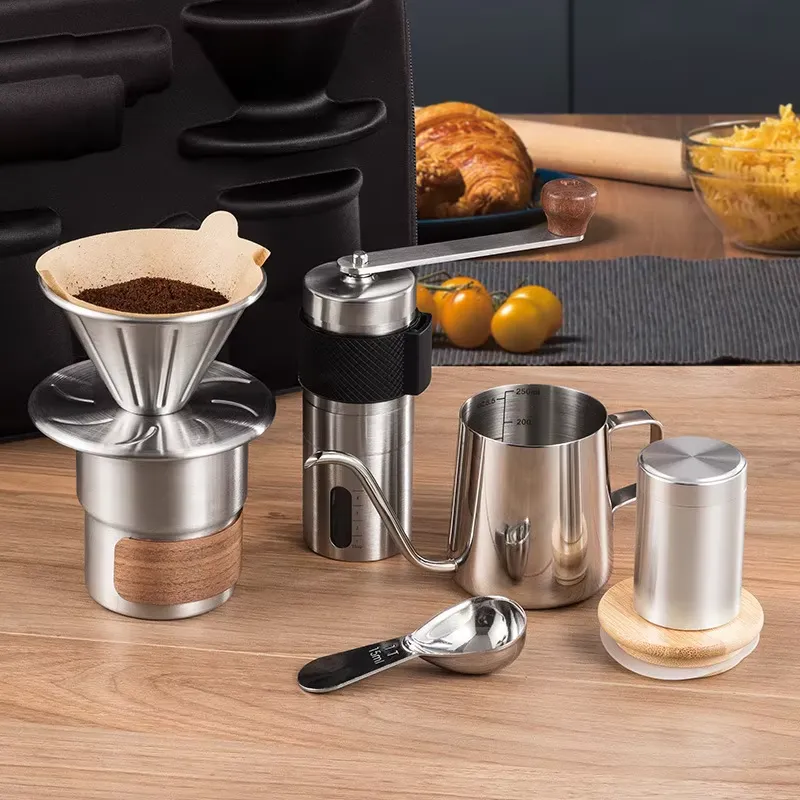 Hand Brewed Coffee Set Outdoor - đánh giá và giá Coffee Equipment Gift Set