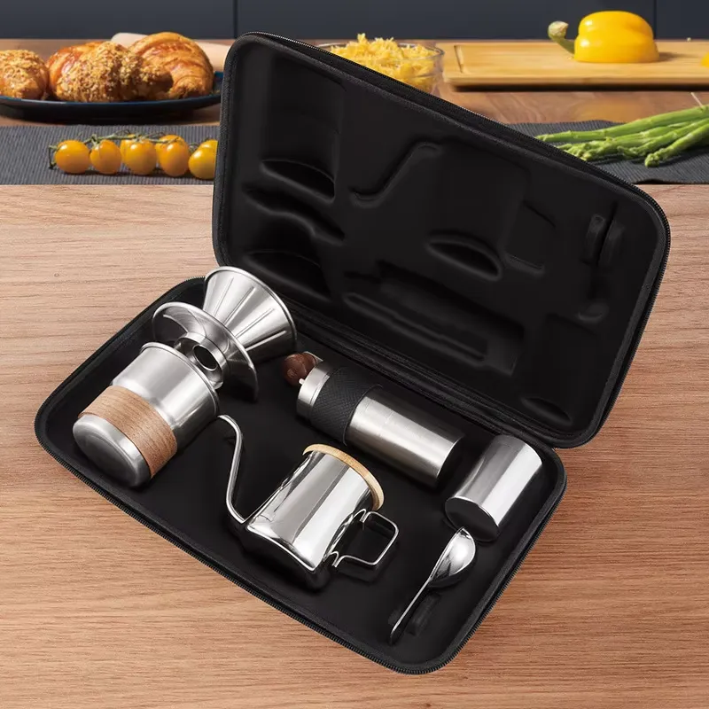 Hand Brewed Coffee Set Outdoor - đánh giá và giá Coffee Equipment Gift Set