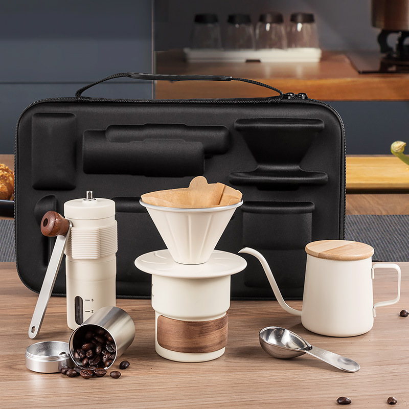 Hand brewed coffee pot set, po - đánh giá và giá Coffee Equipment Gift Set