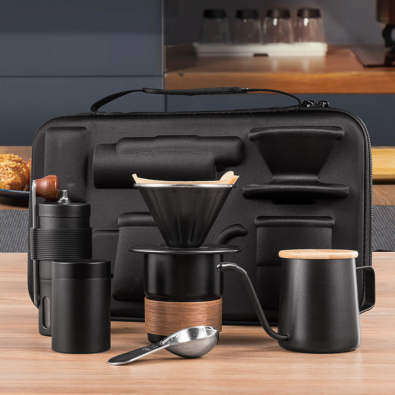 Hand Brewed Coffee Pot Set, Po - đánh giá và giá Coffee Equipment Gift Set