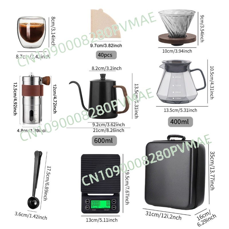 Hand pour-over coffee set outd - đánh giá và giá Coffee Equipment Gift Set