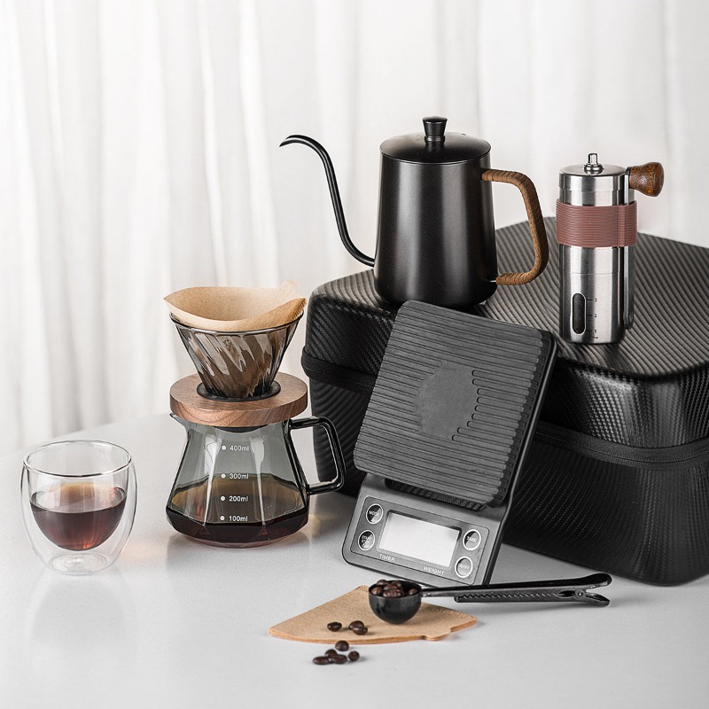 Hand brewed coffee set Outdoor - đánh giá và giá Coffee Equipment Gift Set