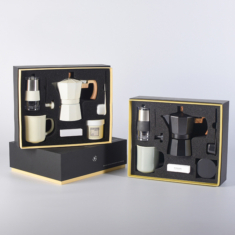 JUSTINLAU Manual Coffee Grinde - đánh giá và giá Coffee Equipment Gift Set